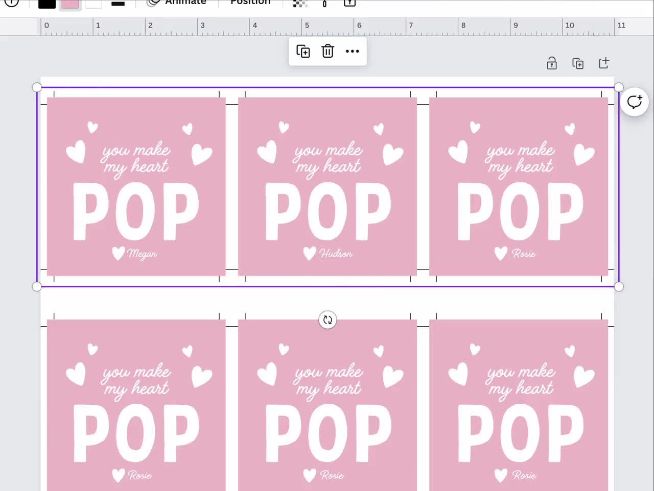 Pop It Valentine's Day Cards, Poppin Valentines Day Tag, Valentine Gift Label, Pop It Toy Printable Cards, Editable Instant Download video poster