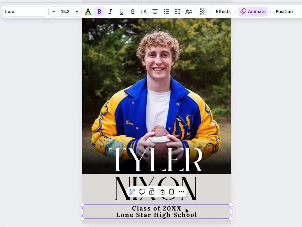 grad card website Sophisticated Template #1 Senior Graduation Card Design Guide