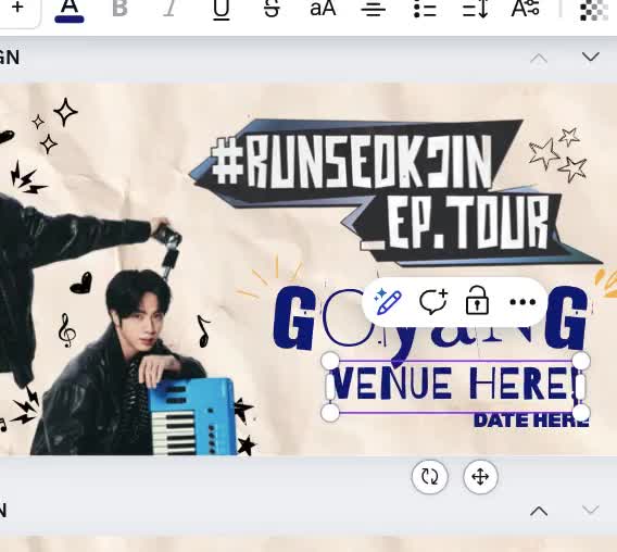 BTS Runseokjin EP Tour Personalized Ticket, Bts Jin, Jin US