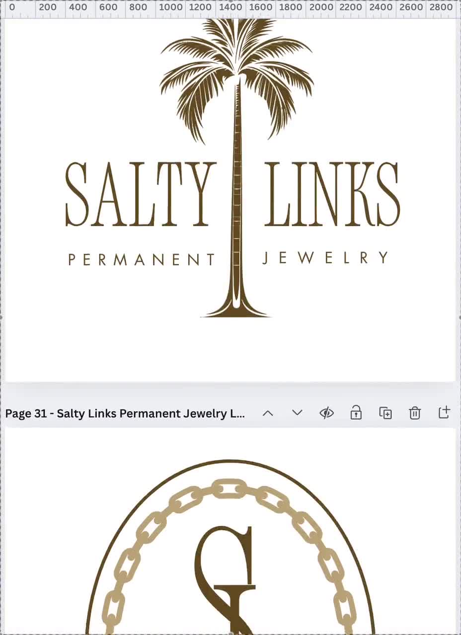 DIY Signature Permanent Jewelry Logo | Permanent Jewelry Display Branding |  Vendor Event | Jewelry Logo | Chain Logo | Charm Bar Logo, image size:928x1280