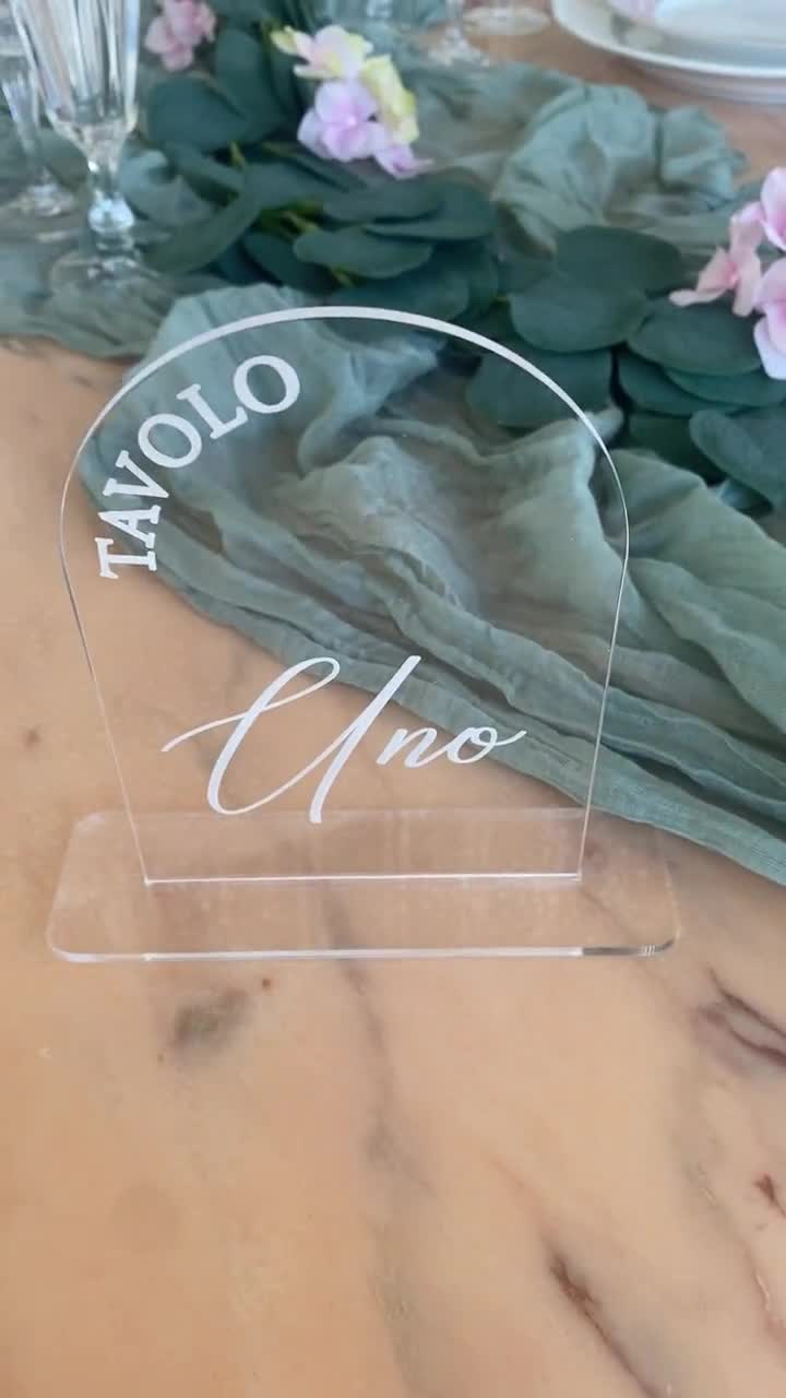 10/20/50 pezzi carta da tavolo in acrilico trasparente fornure per matrimoni carte da seduta trasparenti segno nomi degli ospi tag decorazione fai da te per feste