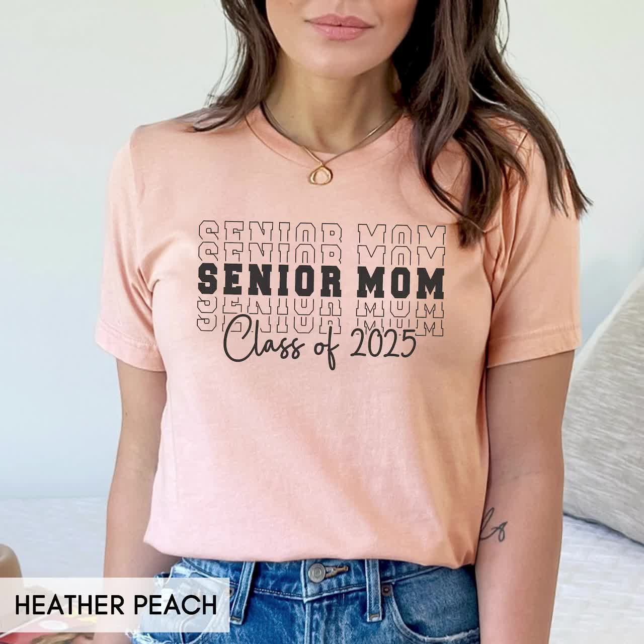 green emerald velvet dress Proud Mom of A 2025 Graduate Mom Graduation 2025 Mother T-Shirt.   AtlasDaliCrafts