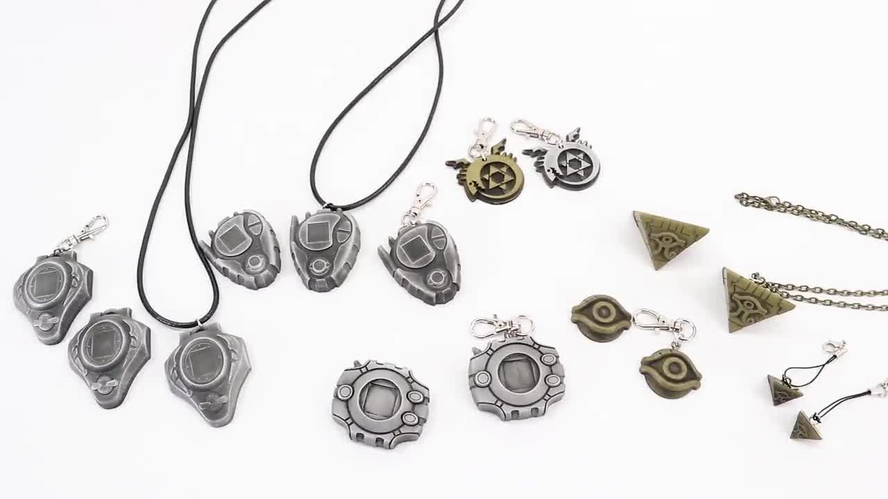 ウロボロスのシンボル-アルミキーホルダー/ネックレス コスプレ用