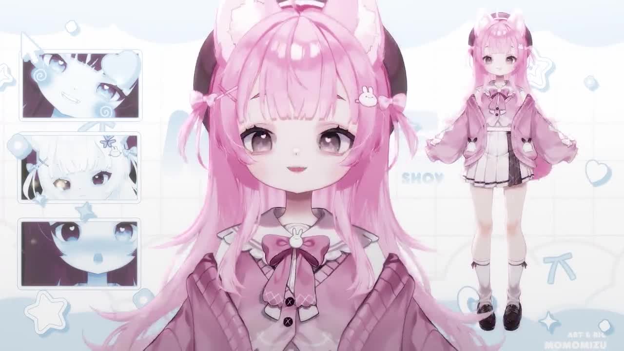 期間限定で無料！萌え狼Vtuberユキちゃん - 全身カスタマイズVtuber