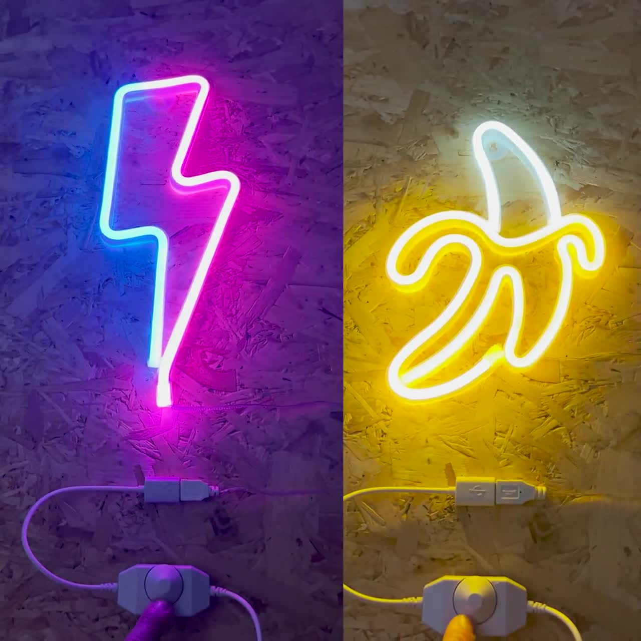 banana neon sign urban outfitters