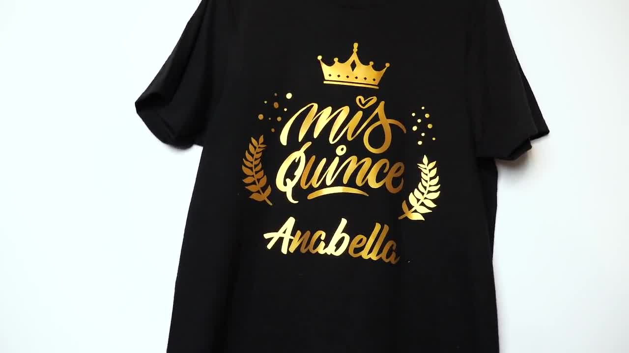 Camisetas personalizadas discount de 15 años