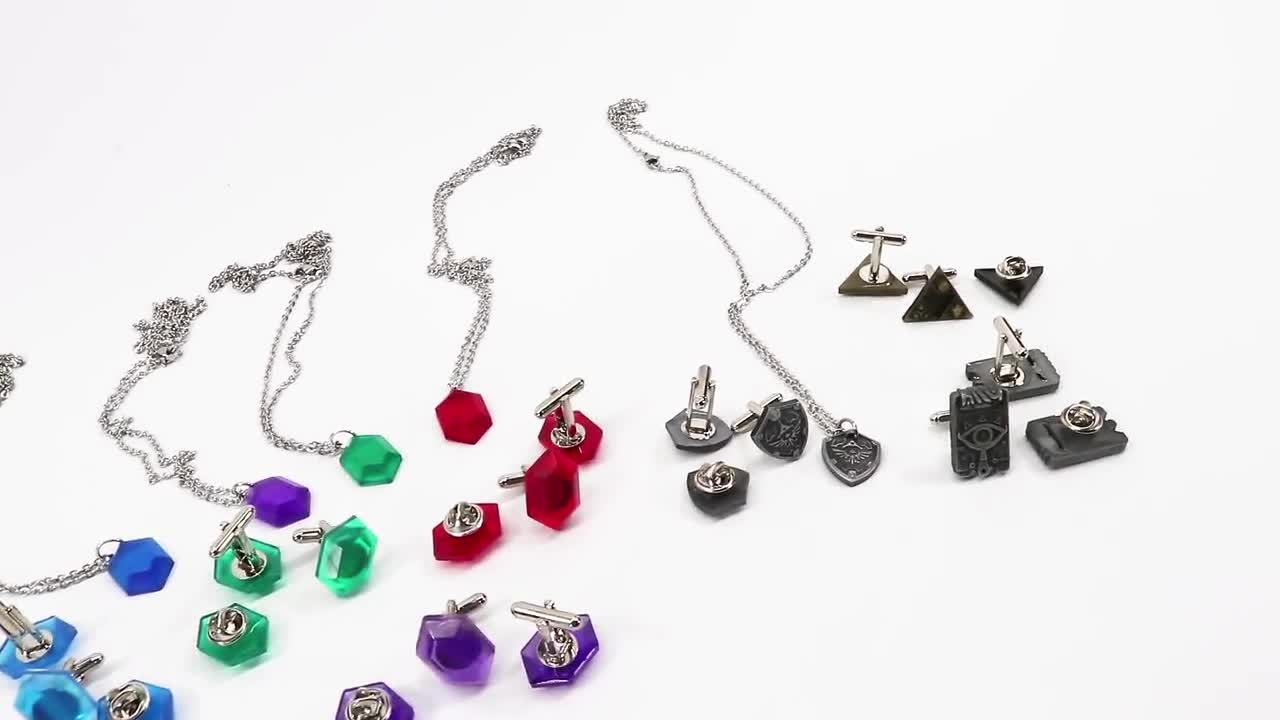 ゼルダ ピンバッジセット: ムジュラの仮面、オカリナ、ハイリアの盾