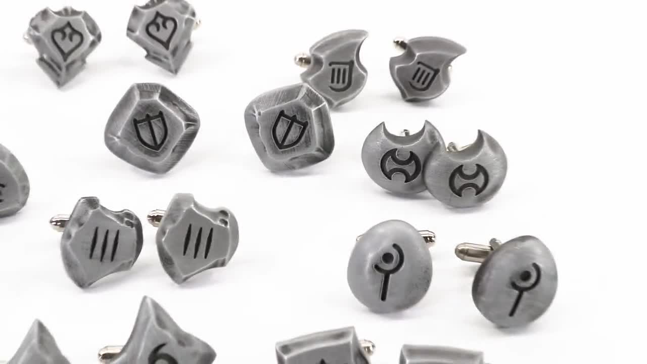 FFXIV ソウルクリスタルカフスボタン：ファイナルファンタジー ジョブ