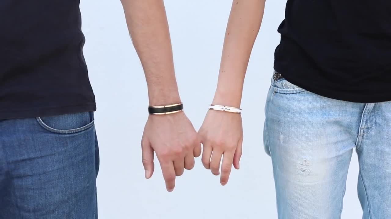 Bracciale Coppia Yin Yang Regolabile, Nero E Bianco, Gioiello Simbolo Amore Per Fidanzati, Regalo Di Fidanzamento E Anniversario