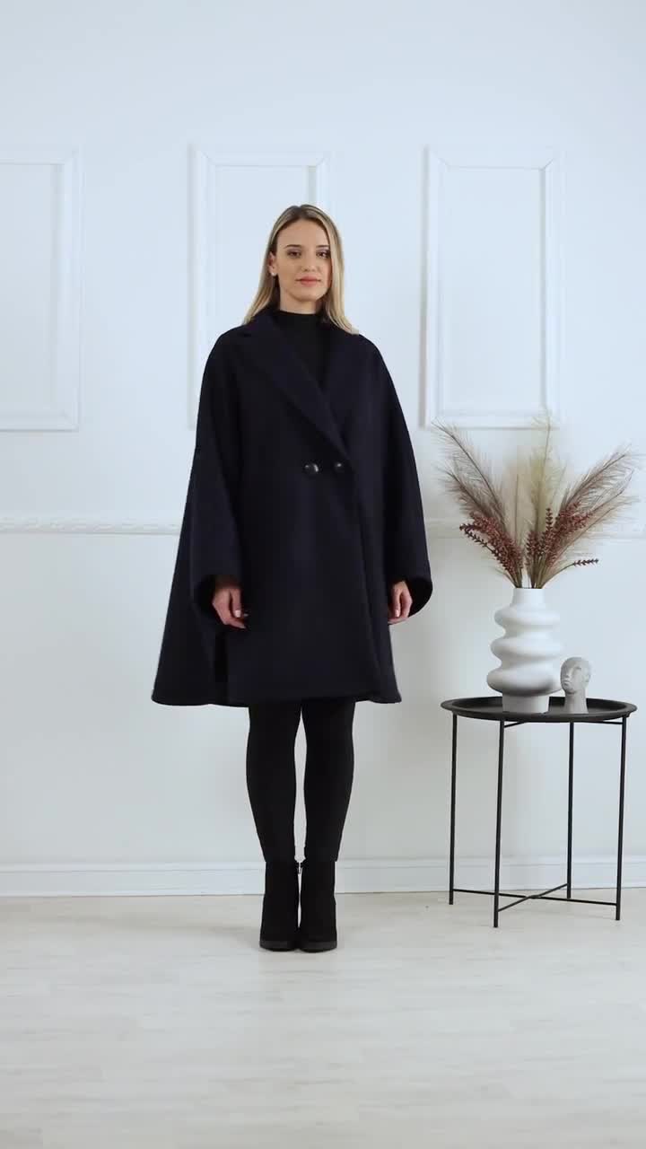 ジャケット・アウター laubeblanc 3way Wool Cape coat laubeblanc 3way Wool Cape coat チャコール