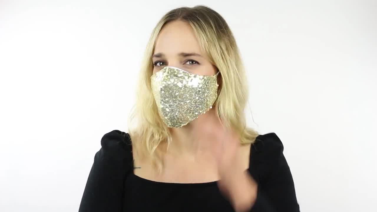 etsy sequin mask