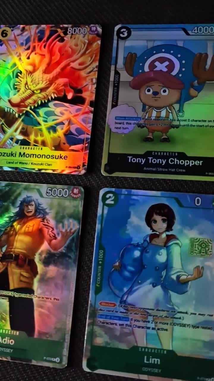 One Piece Proxy Card Holo - Adio P-078 Character Sealed Prize for