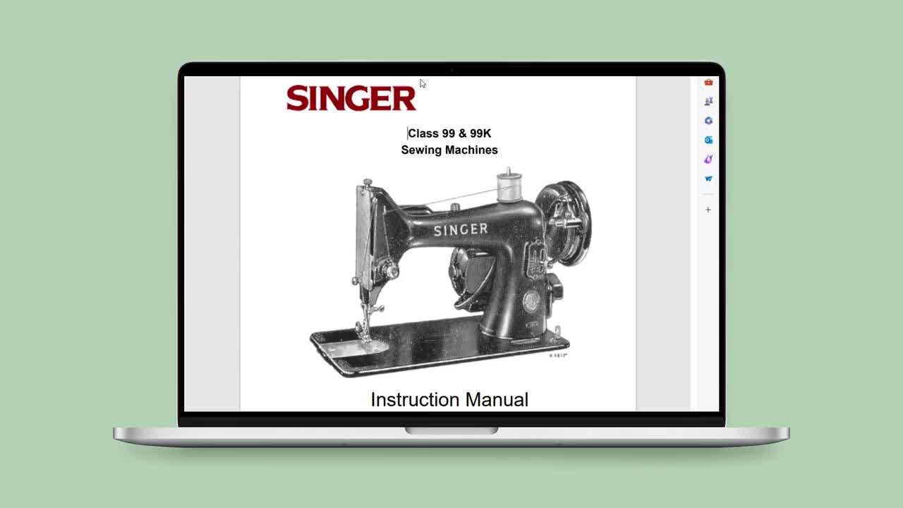 Anker RZ Sewing Machine Vintage Manual PDF Bundle Download