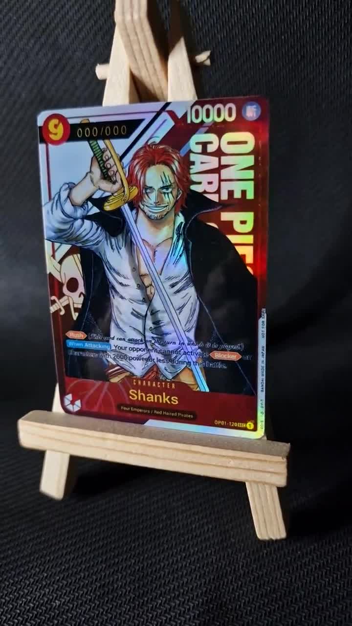 one piece trading card game shanks Shanks OP09-001 ONE PIECE Tcg Card Game NM RED Leader