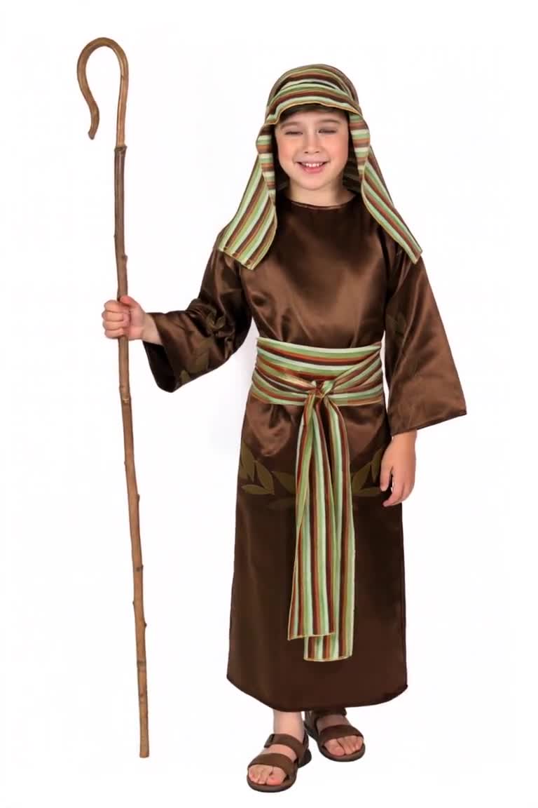 Shepherd Costume Adult Kids Shepherd Costume Set Biblical Dress Up — free download