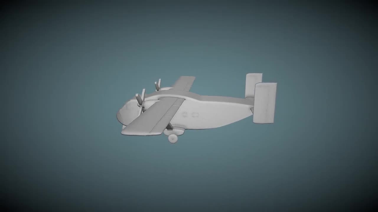 Short SC 7 Skyvan 3D printed model