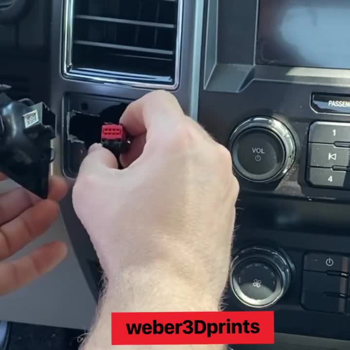 Ford Expedition Phone Holder In place of coin holder