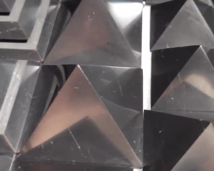 Shungite pyramid Natural stone EMF Protection Grounding Crystal Karelian shungite video poster