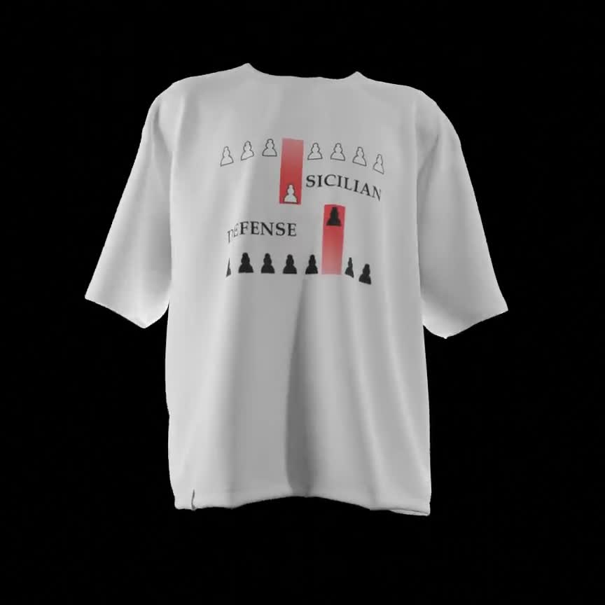 Chess - sicilian defense t-shirt