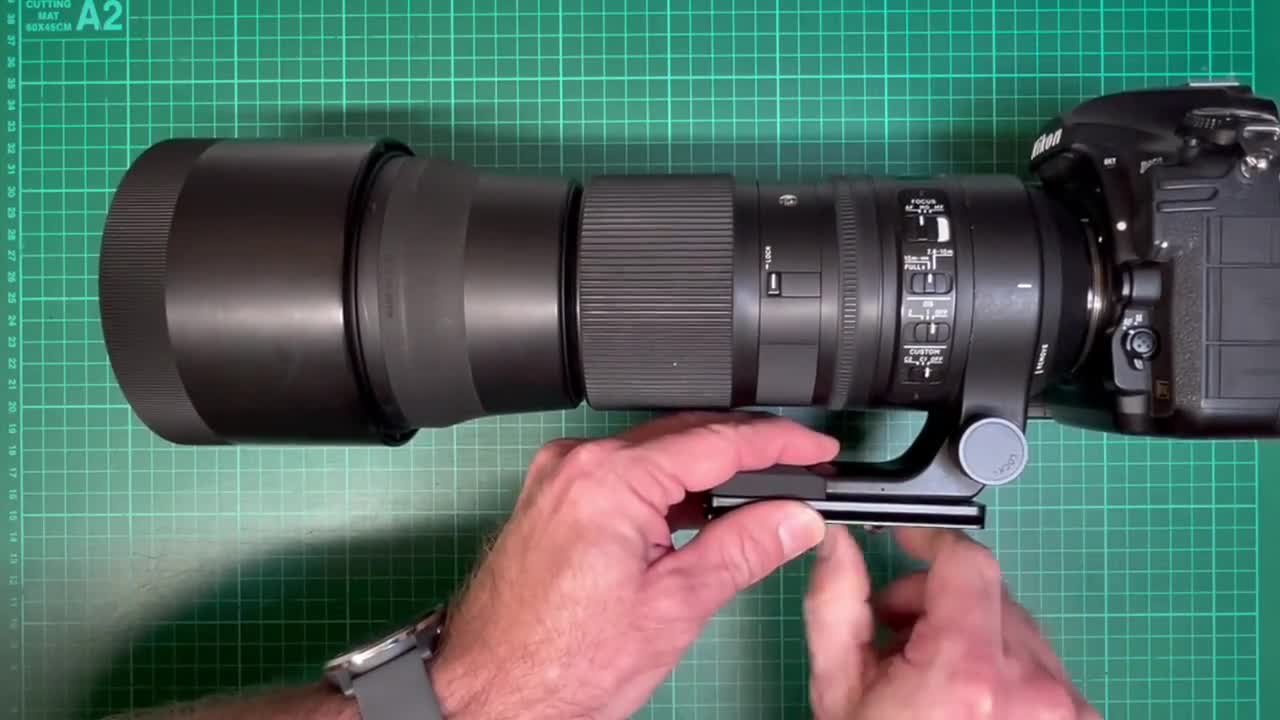 Sigma 150-600 Contemporary Arca Swiss Mount With Handle Extension