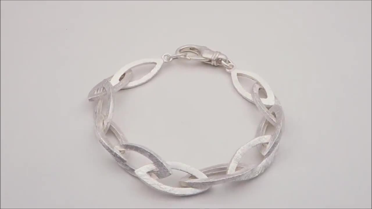 Silver Bracelet rhombus 925 sterling - Etsy Silver