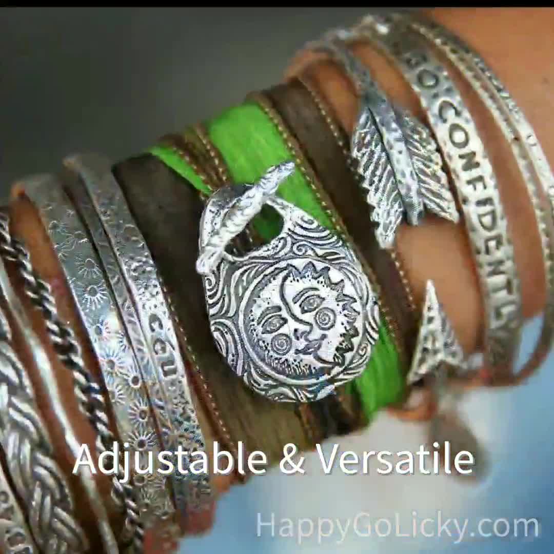 61 Happy go Licky Jewelry ideas  silk wrap bracelets, jewelry, silver wrap  bracelet