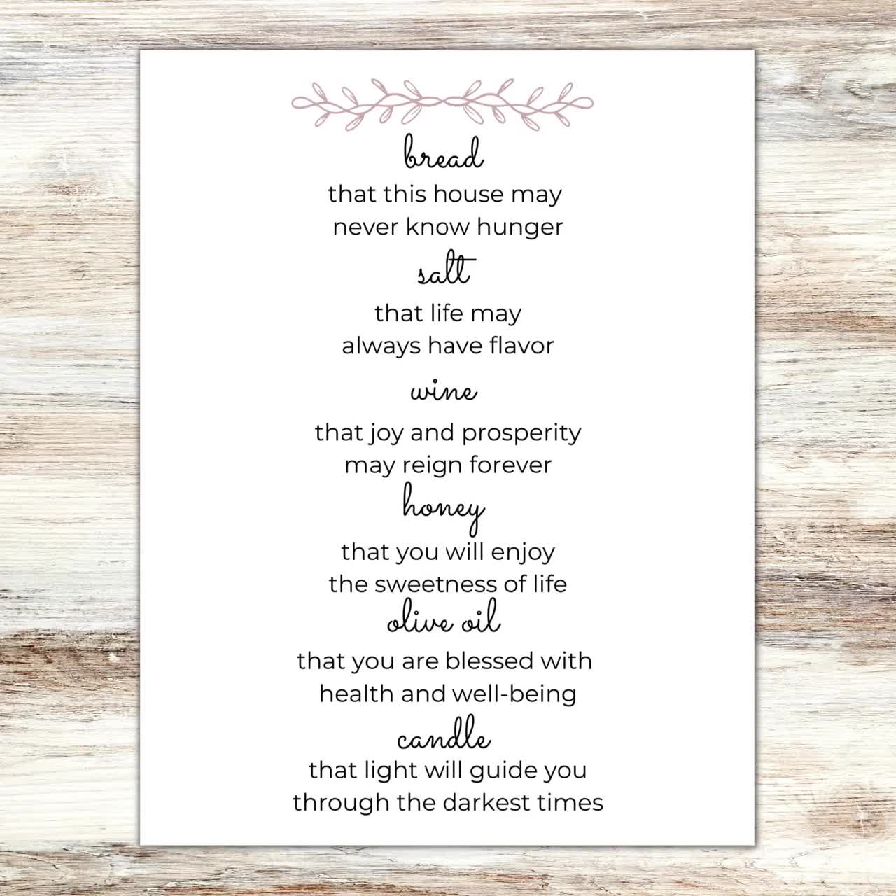 Housewarming Printable| House Blessing Printable| Bread, Salt, Wine| New Neighbors| New Homeowners| PDF - Etsy housewarming-printable-house-blessing-printable-bread-salt-wine-new-neighbors-new-homeowners-pdf-etsy