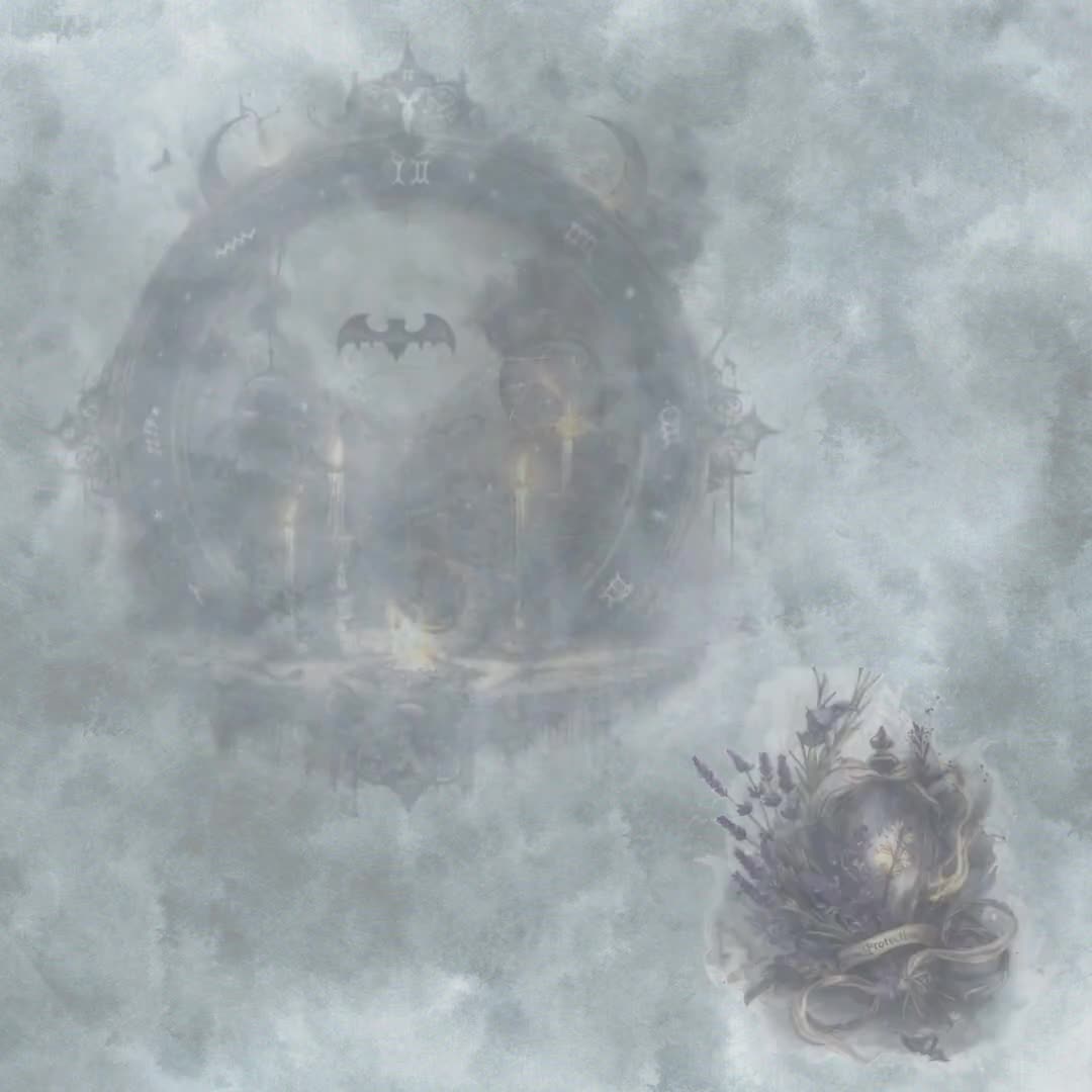 Mystical Tarot & Divination Clipart Bundle | 20 Witchy PNGs with Dark Occult Symbols – Digital Stickers for Journals and Sublimation video poster