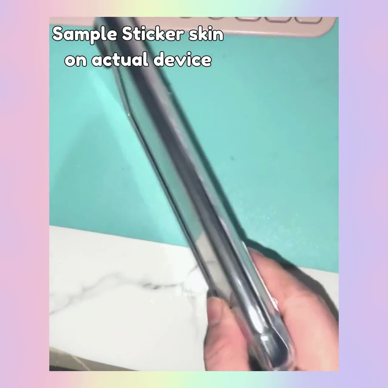 Lila Vintage E-Reader Aufkleber | Kindle Hülle, Kobo Hülle, Boox Hülle | Erstellt von Shaii video poster