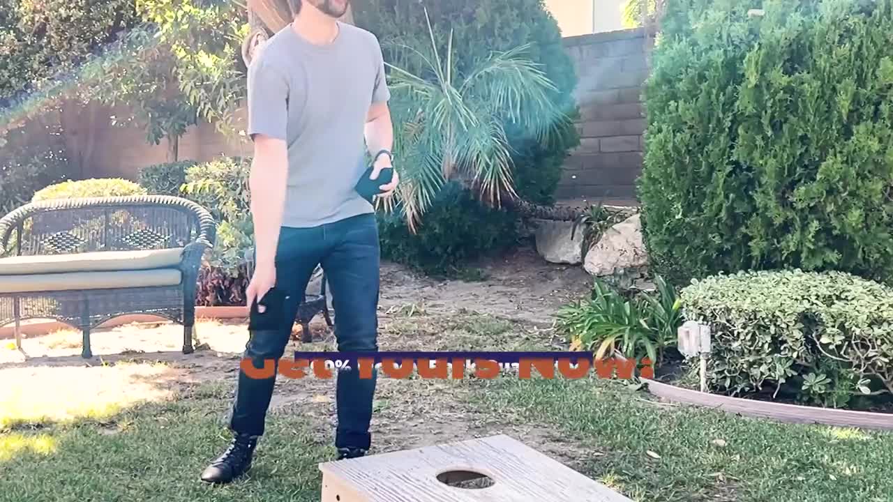 Detroit Football Cornhole Boards Outdoor Lawn Game Perfect 