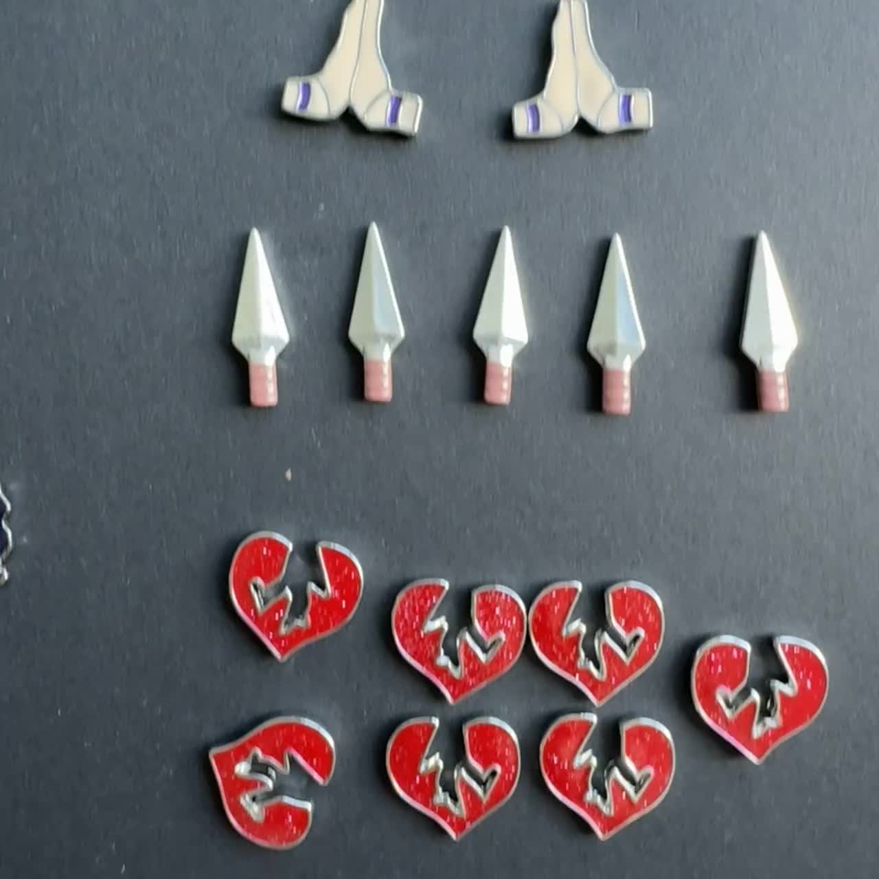 65x Slay the Spire Board Game Metal Upgrade Tokens, Strength