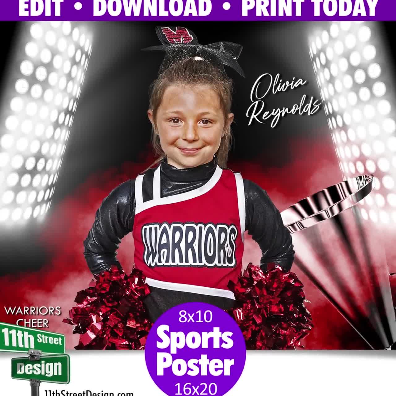 Sports Poster • Edit Now Online • Print Today • Digital Download