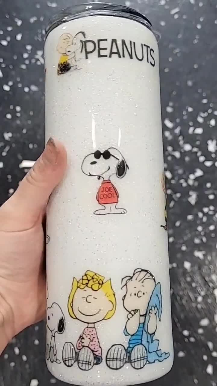 Snoopy Joe Cool Personalized Tumbler Custom Name The Peanuts 20Oz