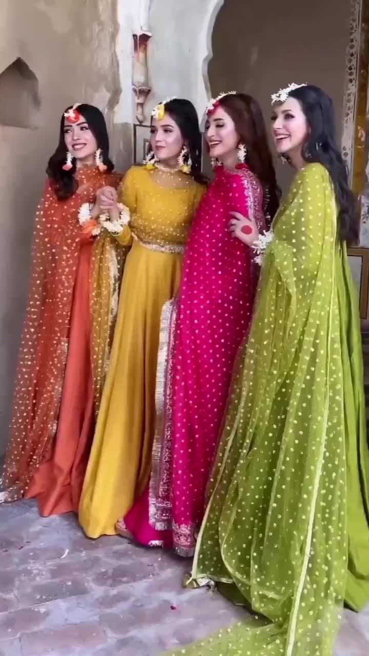 Bridesmaids Designer Anarkali Frock Gowns Heavy Net Duppata Punjabi Wedding  Wear Suits Punjabi Patiala Custom Made Dresses for Women & Girls 