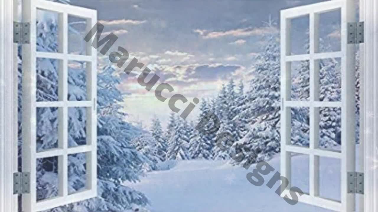 Winter Snow Video Zoom Background snow Zoom Background - Etsy