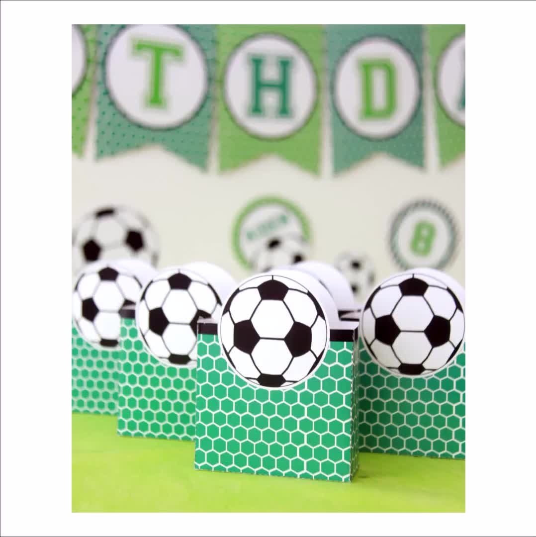 Football Juice Boxes ~ Football Party Idea – A Thrifty Mom