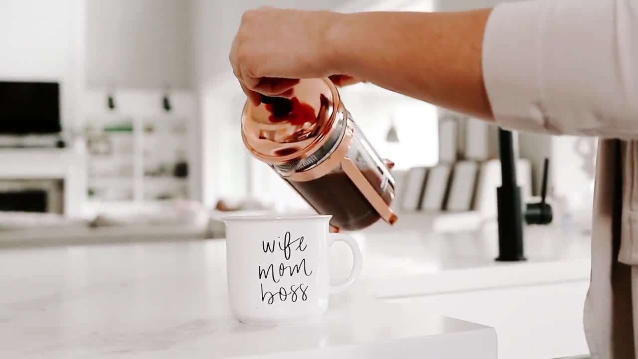 Sweet Water Decor Mom Tile Coffee Mug - White