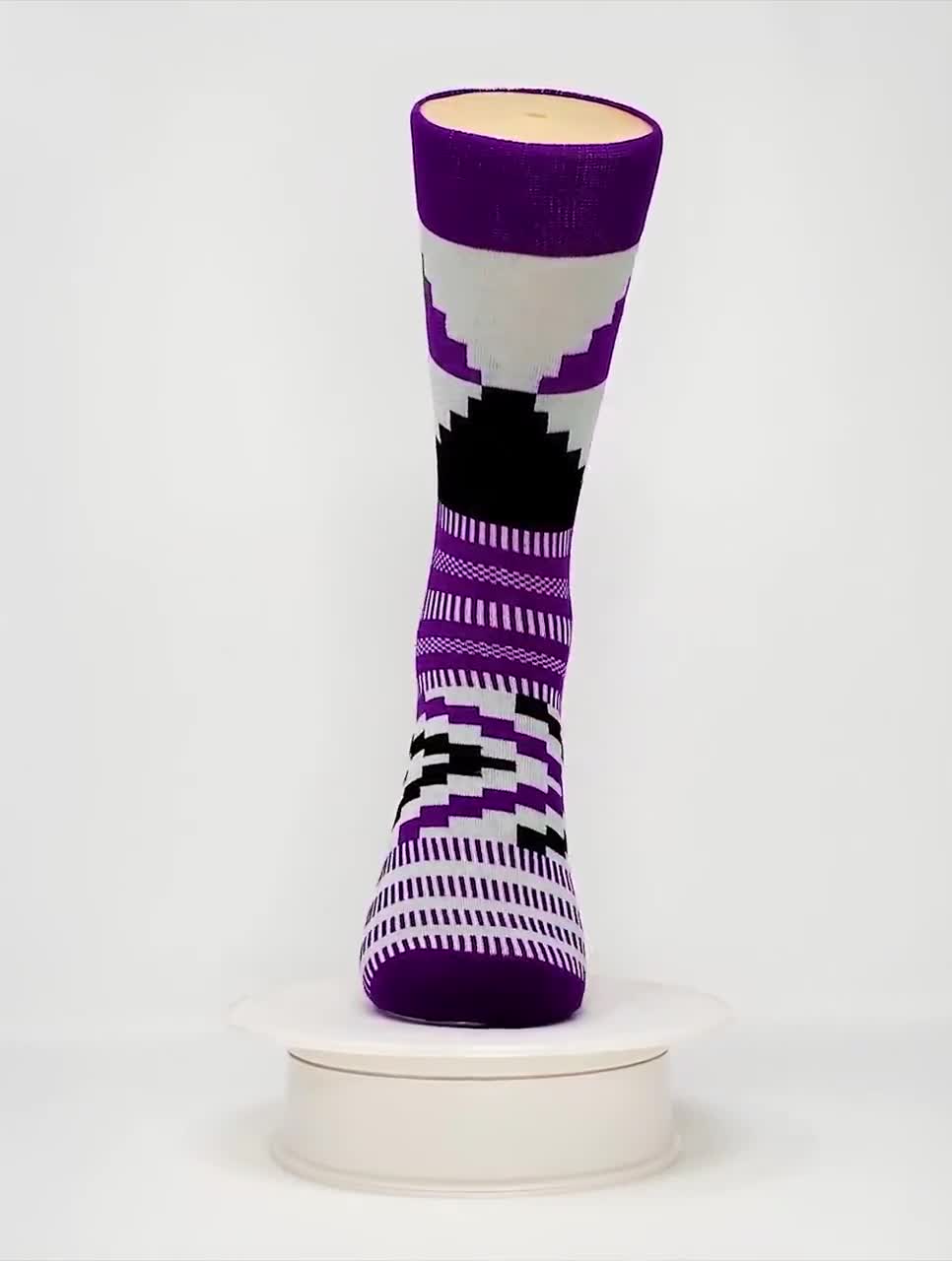 Premium Quality African Kente Cloth Socks for Dress or Casual