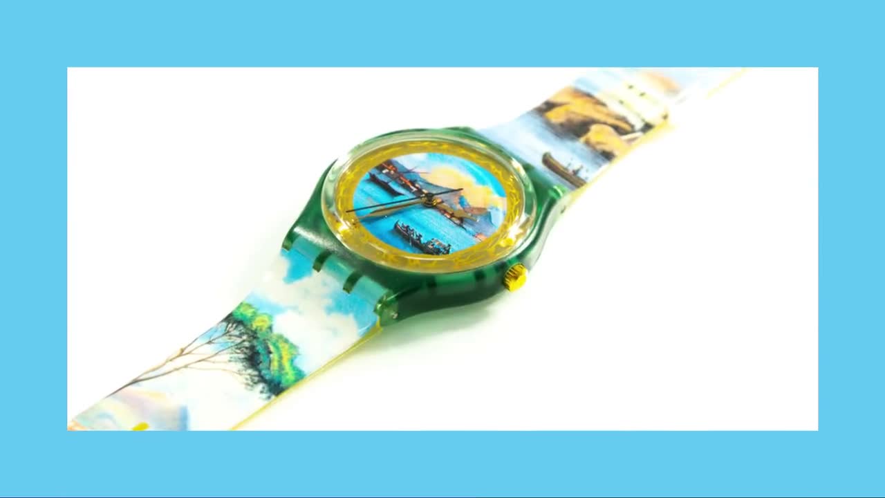 1994 Vintage Swatch sole Mio, GM124, Unworn, in Swatch Box, With