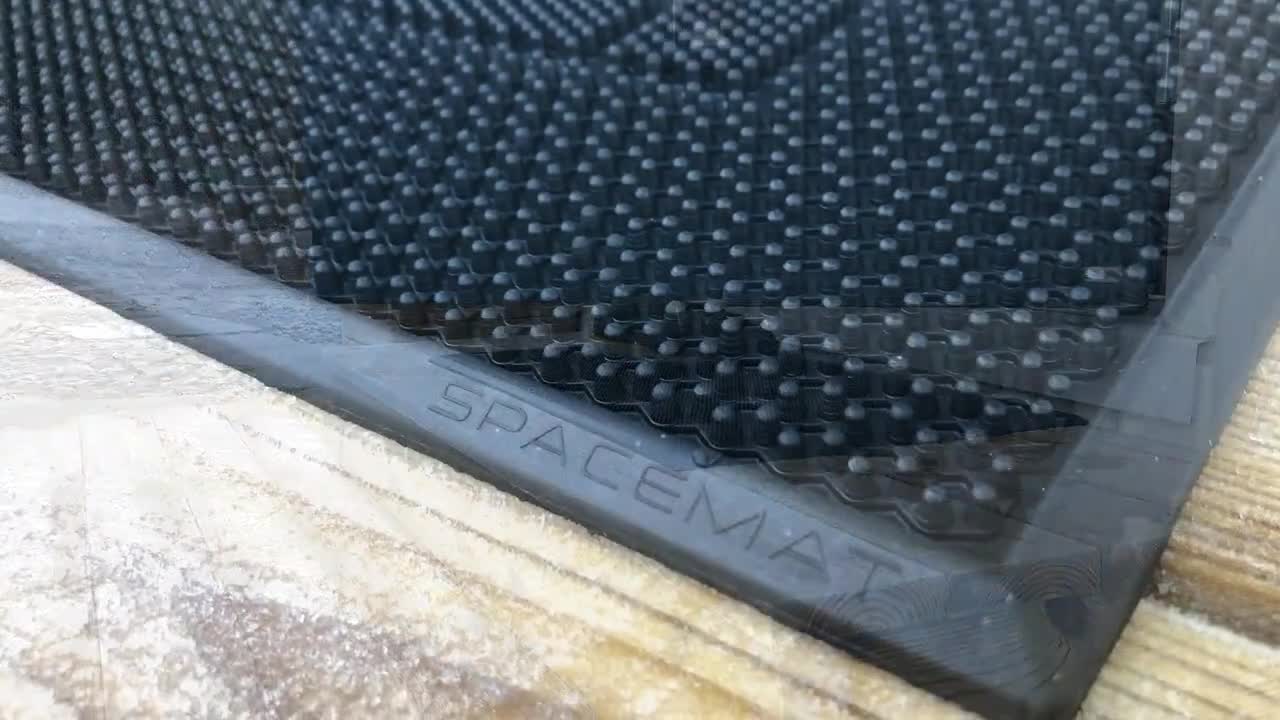SpaceMat: Durable Flooring Made From Recycled Rubber Tires And Graphene