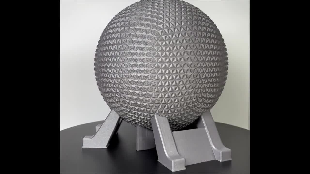 宇宙船地球儀の彫刻：きらめく測地線球、高解像度 - Etsy 日本
