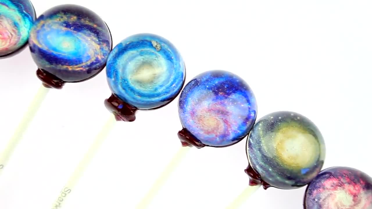 Galaxy Planet Lollipops  ギャラクシー・ロリポップ・プラネット・デザイン・ロリポップ・ビッグ・バン・ラージ・ロリィーズ・スペース・フォイル・ギフト・パッケージング10個入り・スパーク・スイーツ