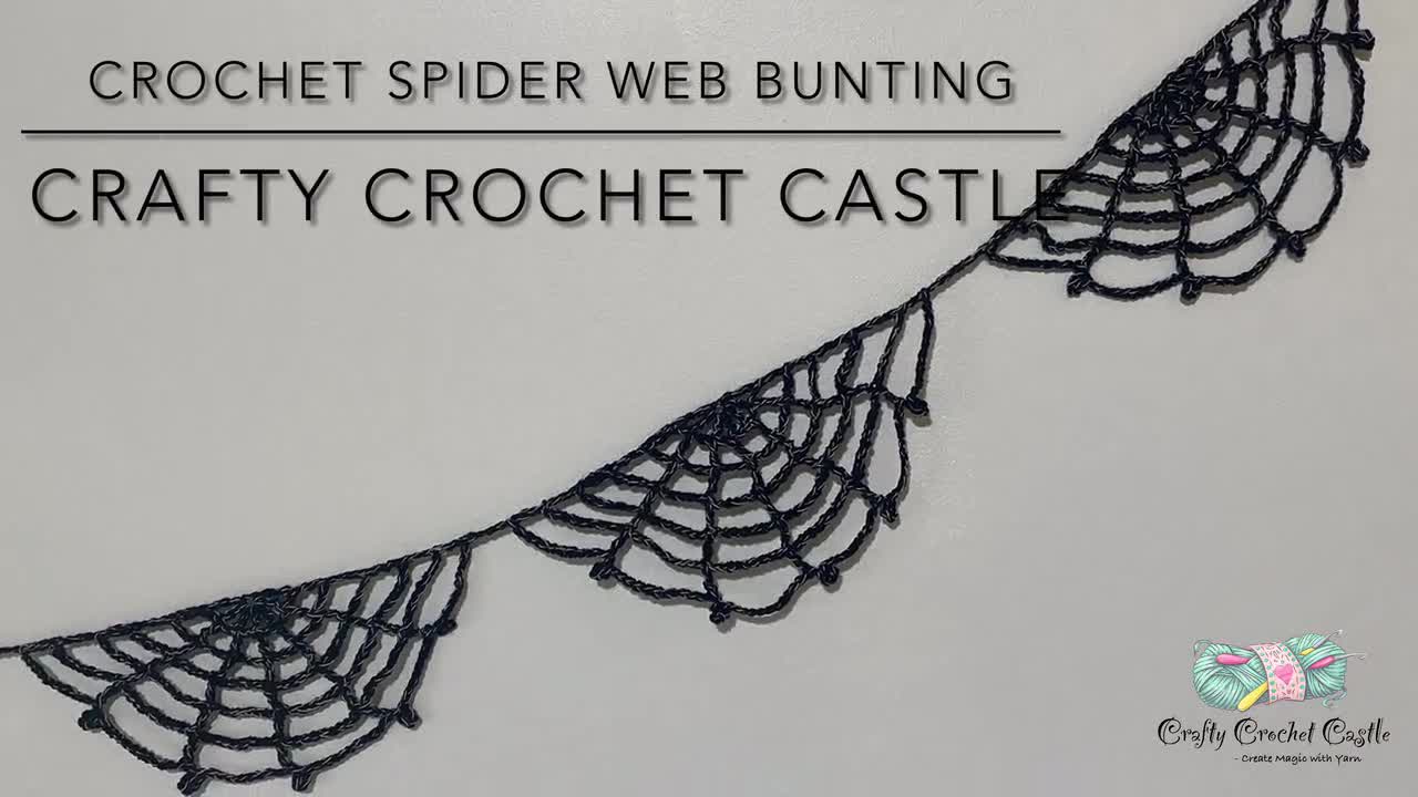 かぎ針編みの蜘蛛の巣の旗、PDF パターンのみ、英語 - Etsy 日本