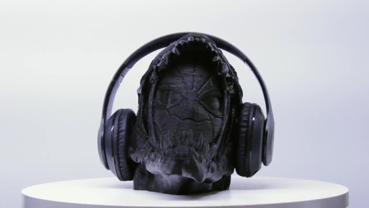 Spiderman Venom Headphone Stand Perfect Gamer Gift Headset Stand Spiderman Venom Paintable Bust and Headphone Holder