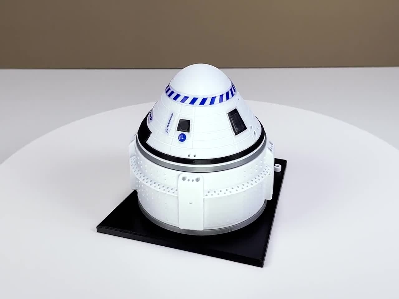 Boeing CST-100 STARLINER spaceship | Plastic Model | NASA | Capsule |  Spacecraft | 3D Print