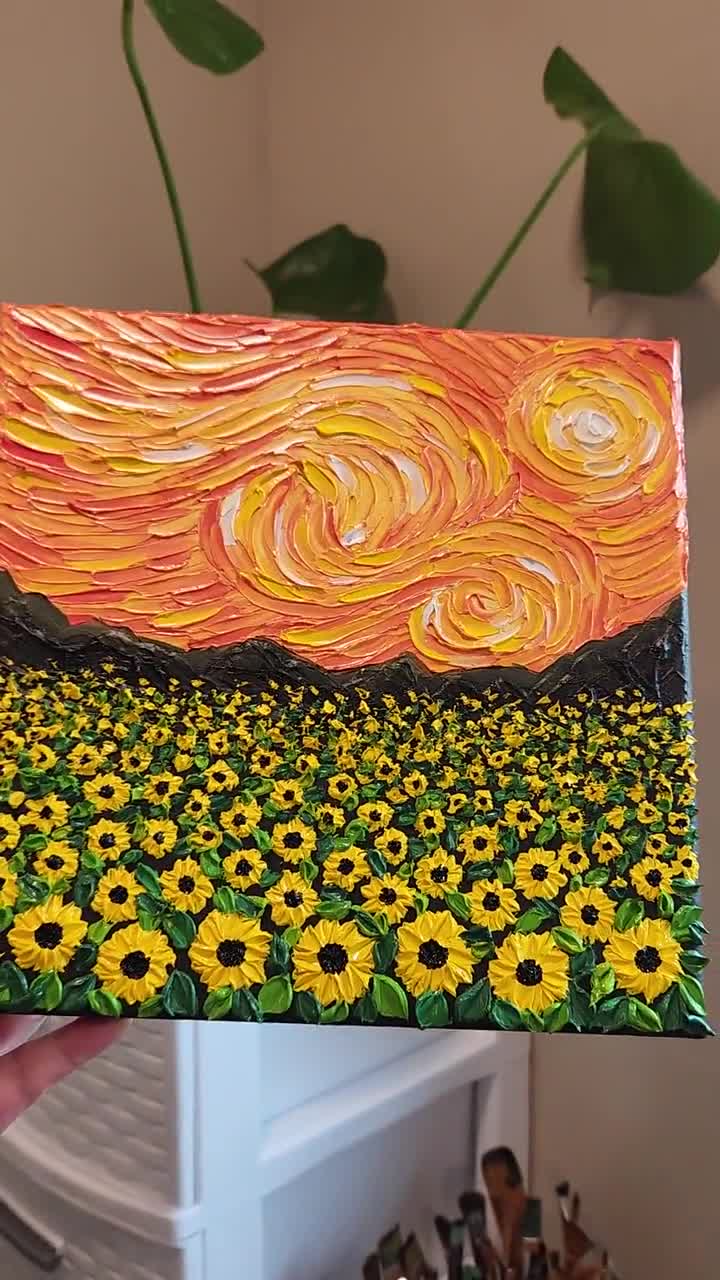 Inspired by Vincent van Gogh Sunflowers Oil Pastel Paper Batik (Grades 3+)  4 day