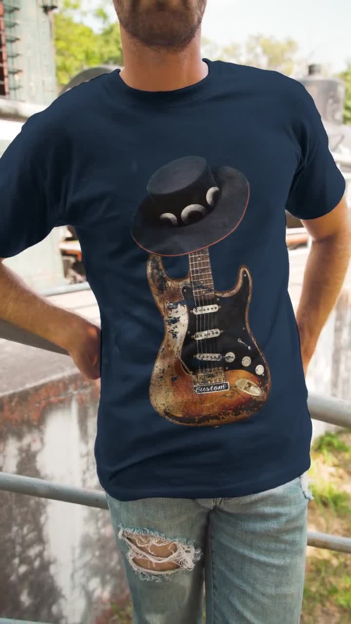 Stevie Ray Shirt Number One Guitar Shirt SRV Tribute Tshirt 1959 American Standard Guitar Blues Music T shirt Guitar Player Gifts