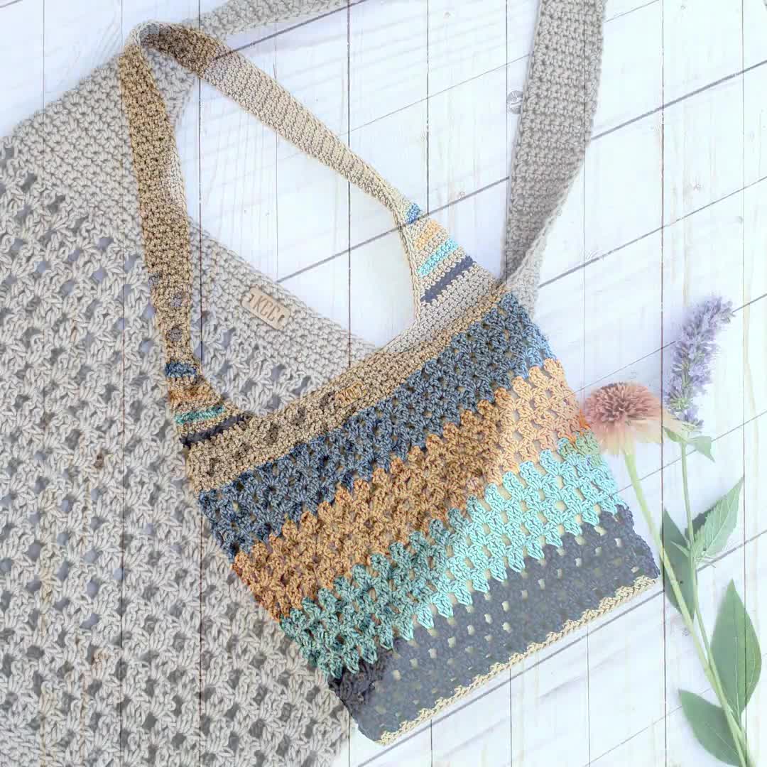 Crochet Bag PATTERN - Summer Escape Shoulder Bag - DIY