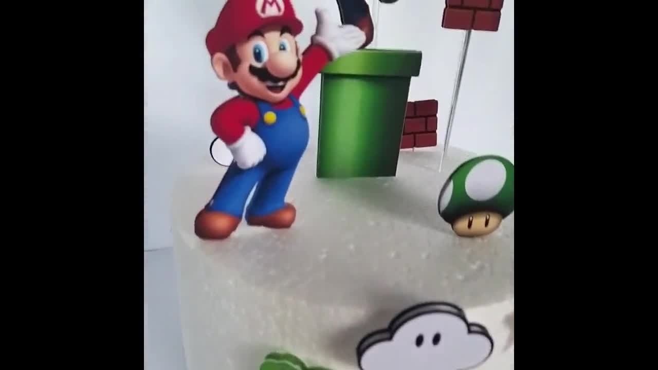 Super Mario Cake Topper / Mario and Luigi 