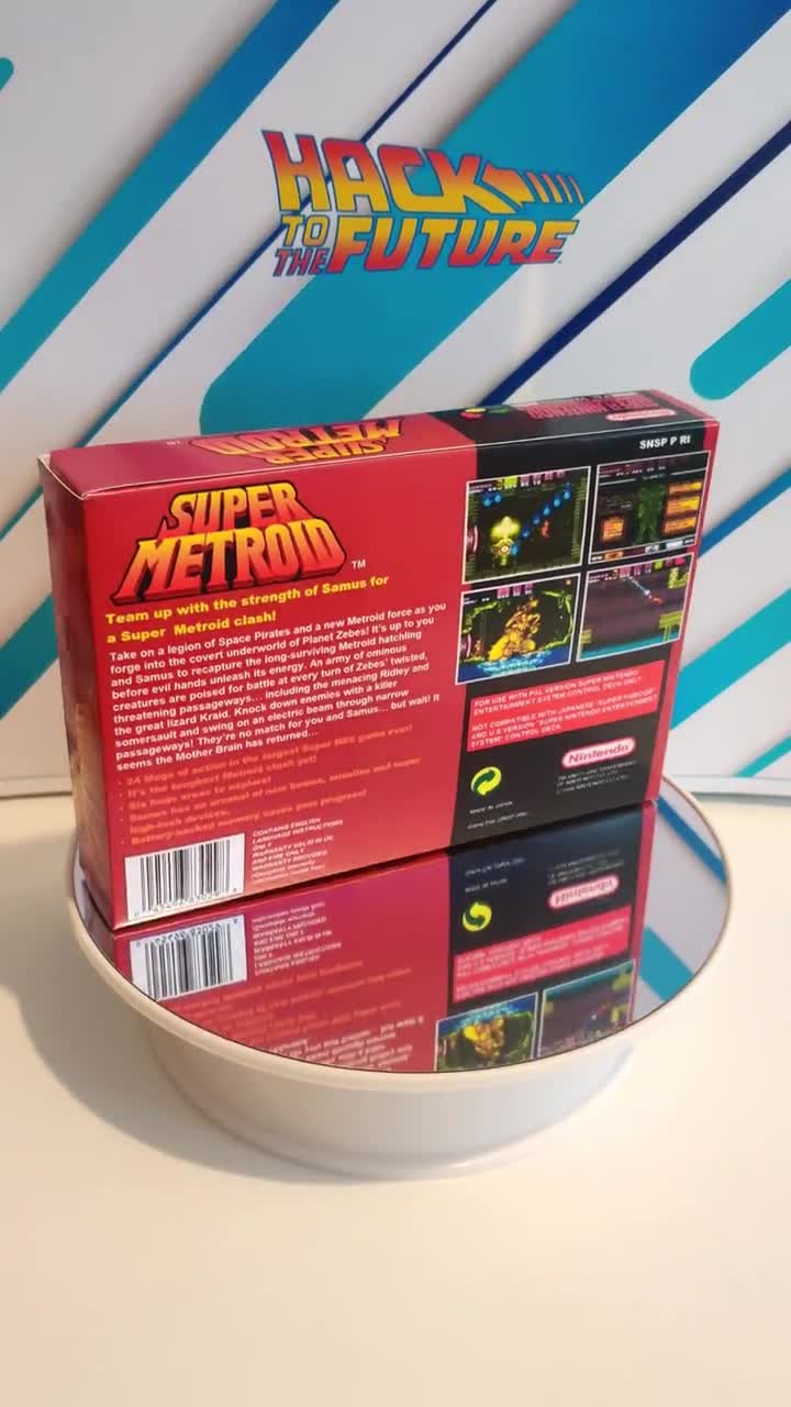 Super Metroid Super Nintendo SNES [FAH] – Édition France – RST Games